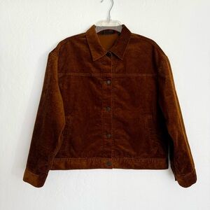 Vintage Inspired Brown Corduroy Jacket